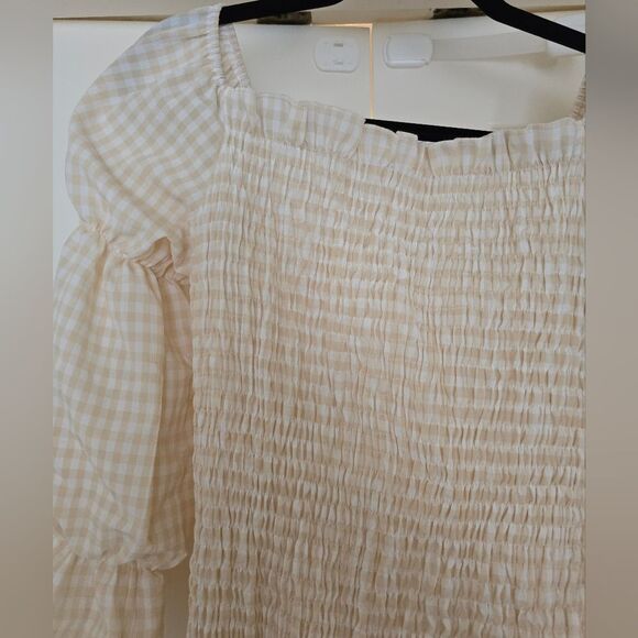 Momyknows Ruffle Off Shoulder Baby Shower Maternity Dress large - Picture 7 of 9